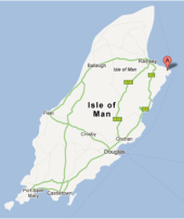 Isle of Man Map Small
